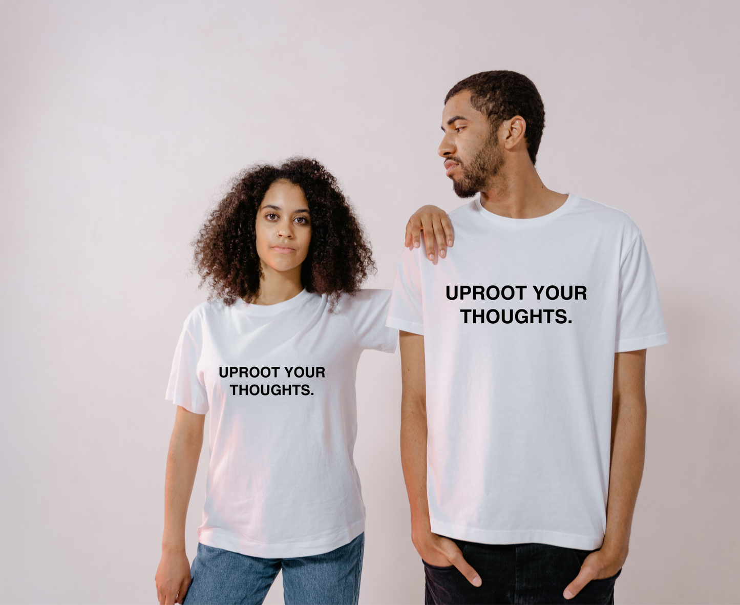 Uproot Your Thoughts White T-Shirt